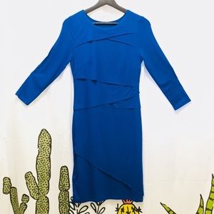 Ann Taylor Cobalt Blue Sheath Dress